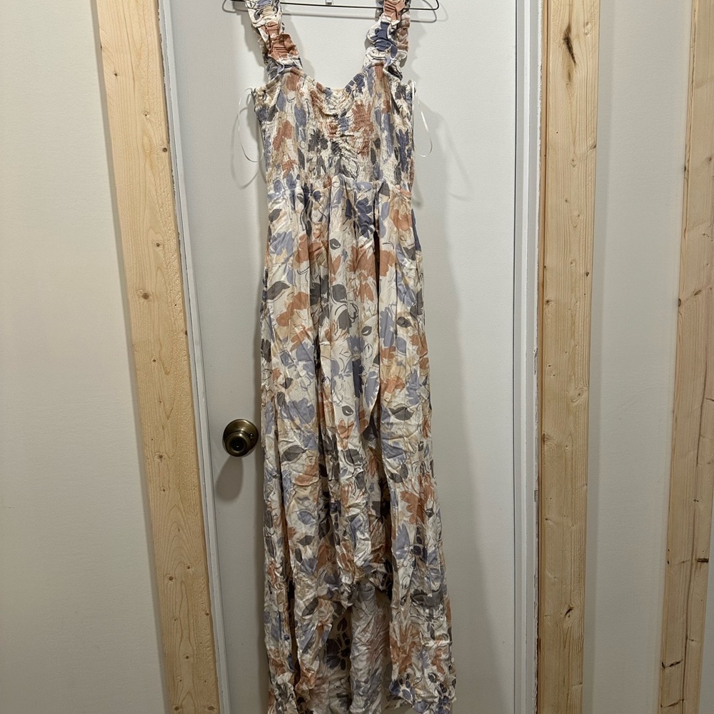 Floral Sleeveless Maxi Dress